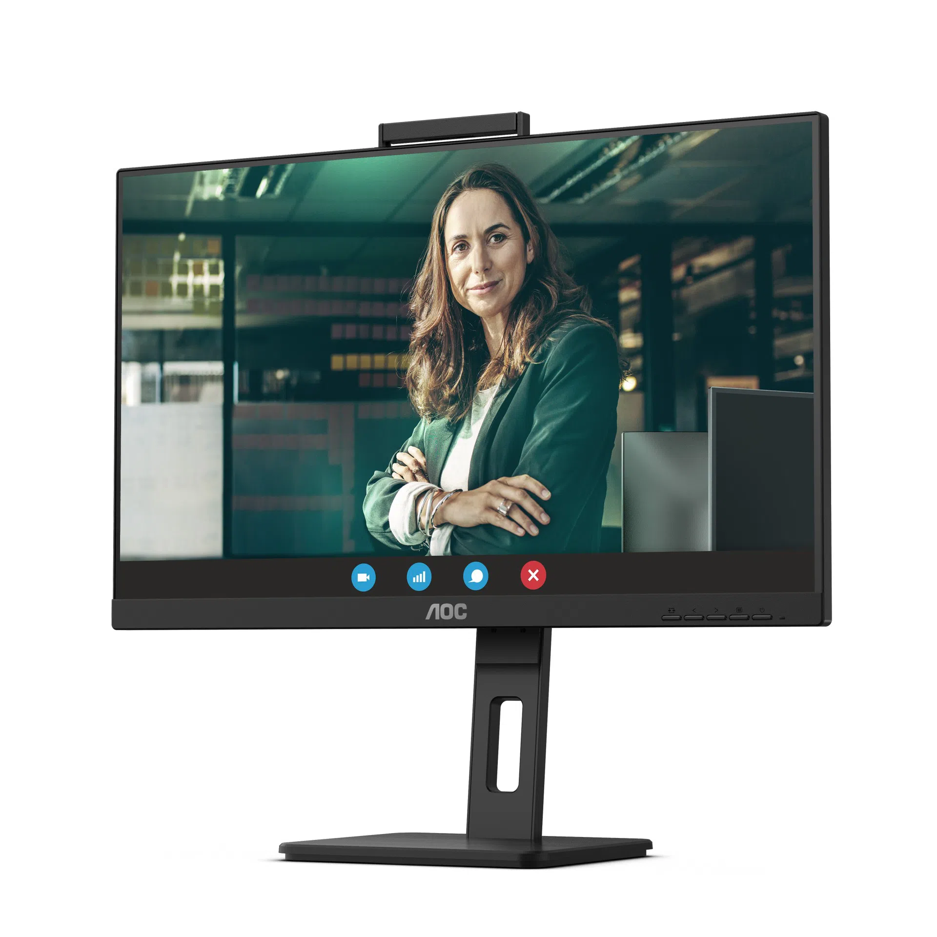 23.8" Monitor AOC 24P3QW Video Conferencing / 4ms / Black