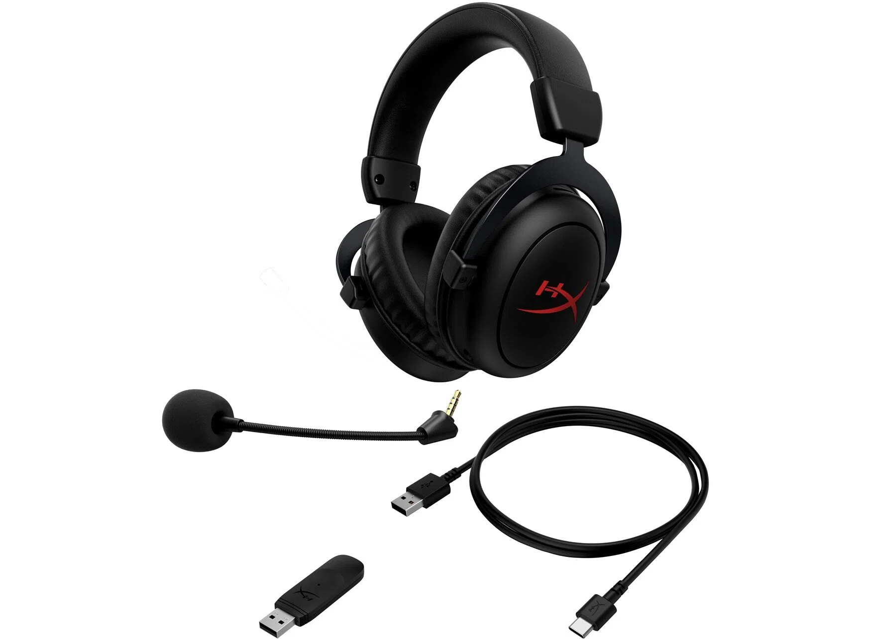 Casti Wireless Gaming HyperX Cloud II Core Wireless, Black, [6Y2G8AA]