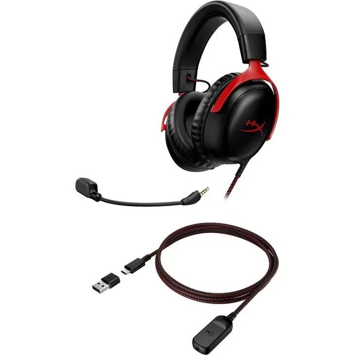 Casti Gaming HyperX Cloud III, red, [727A9AA]