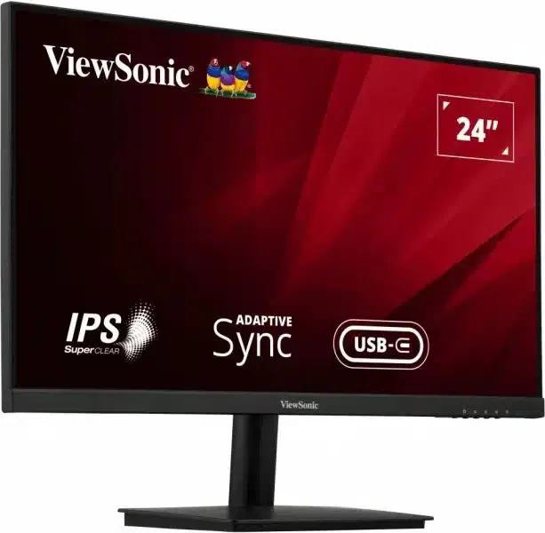 23.8" Monitor VIEWSONIC VG2408A / 100Hz / 5ms / Black