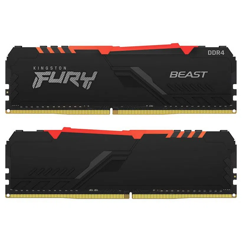 Оперативная память Kingston FURY® Beast DDR4 RGB 2666 МТ/с 32ГБ (Kit of 2*16GB)