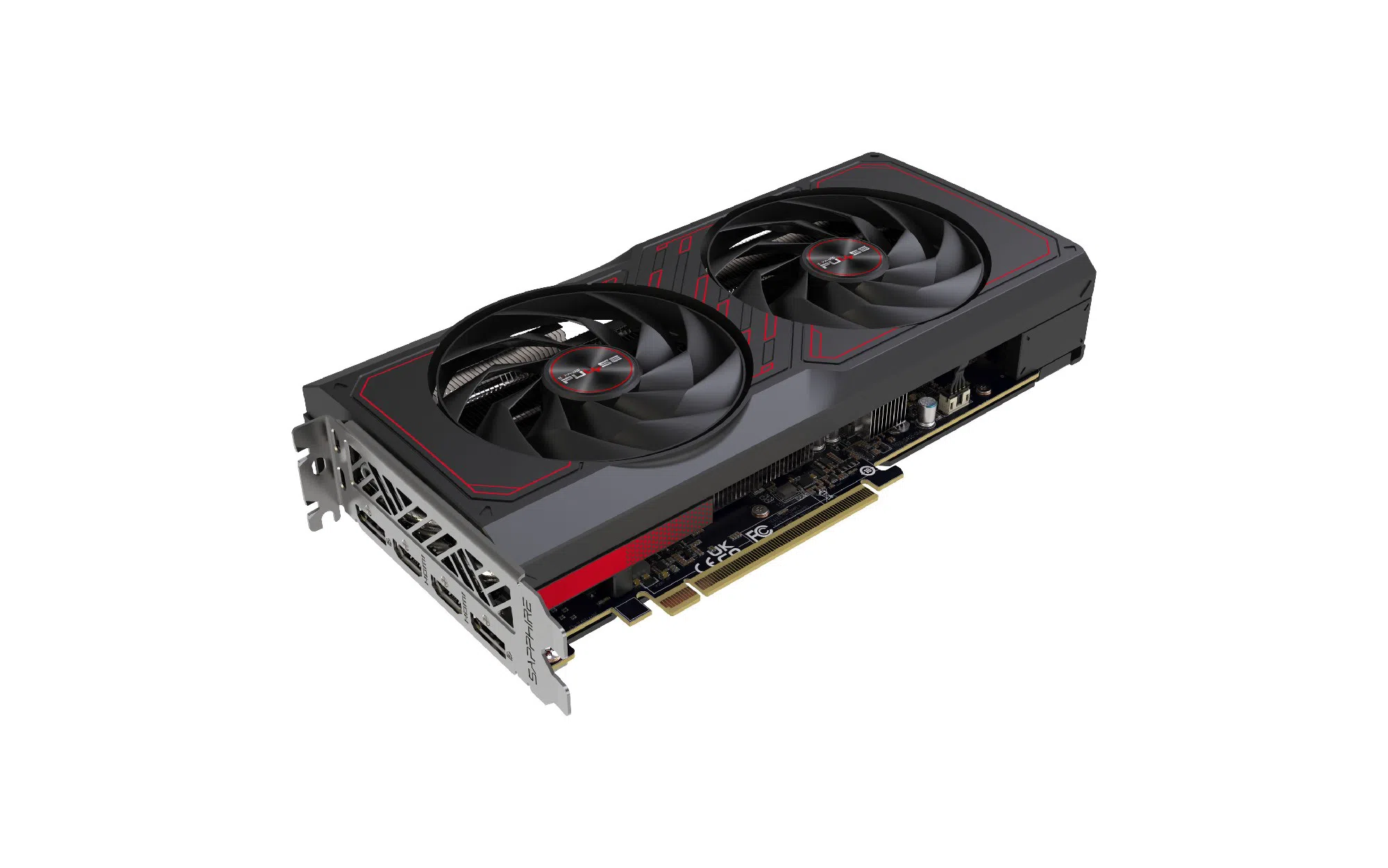 Видеокарта Sapphire PULSE Radeon RX 7600 XT / 16GB / GDDR6 / 128bit