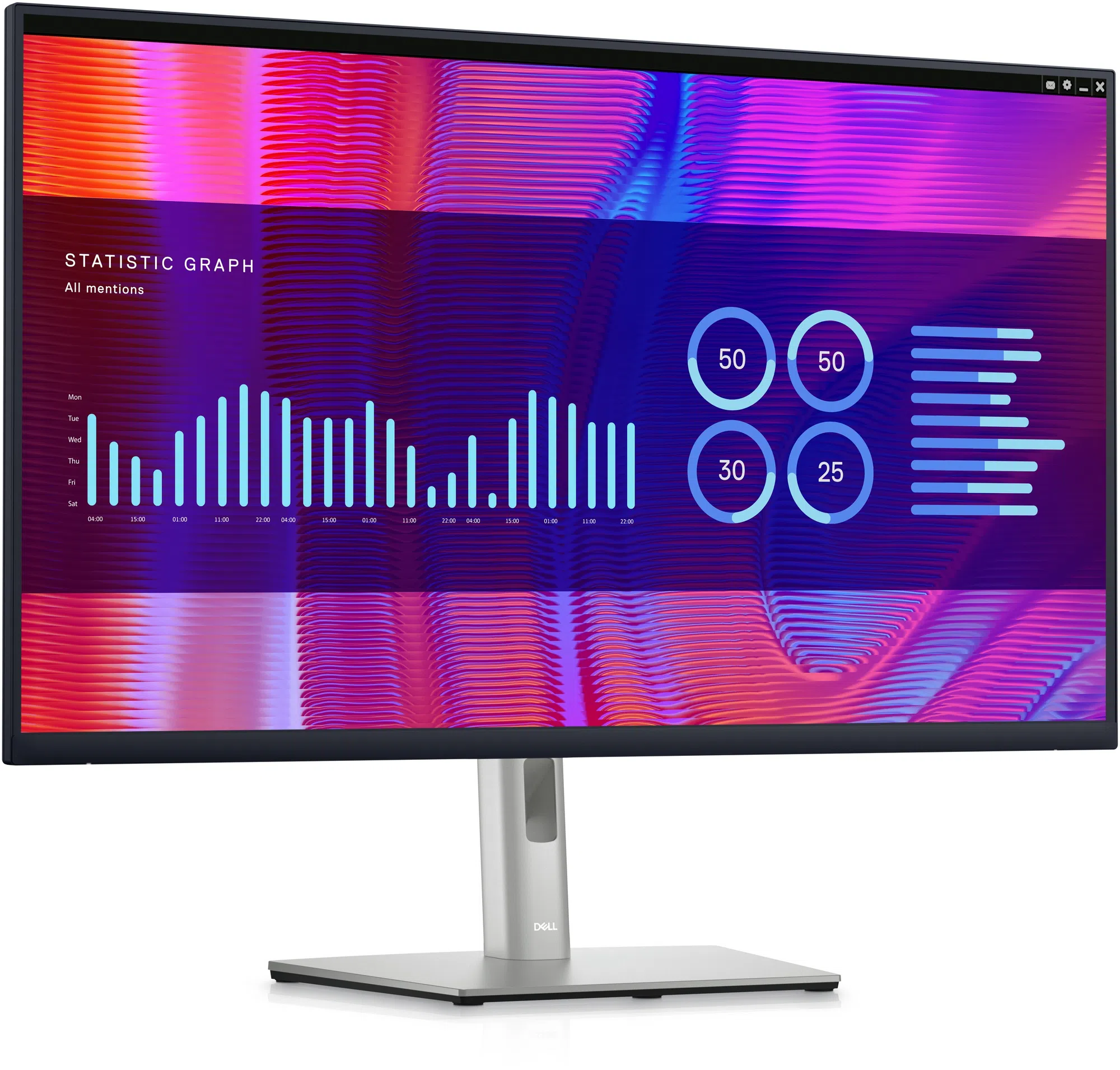 31.5" Monitor DELL P3223DE / QHD / 5ms / Black