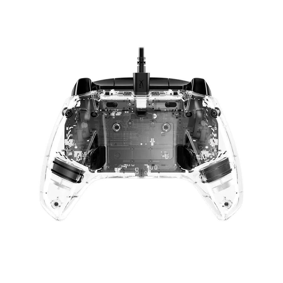 Gamepad HyperX Clutch Gladiate RGB [7D6H2AA], for Xbox Series S/X / PC, Transparent