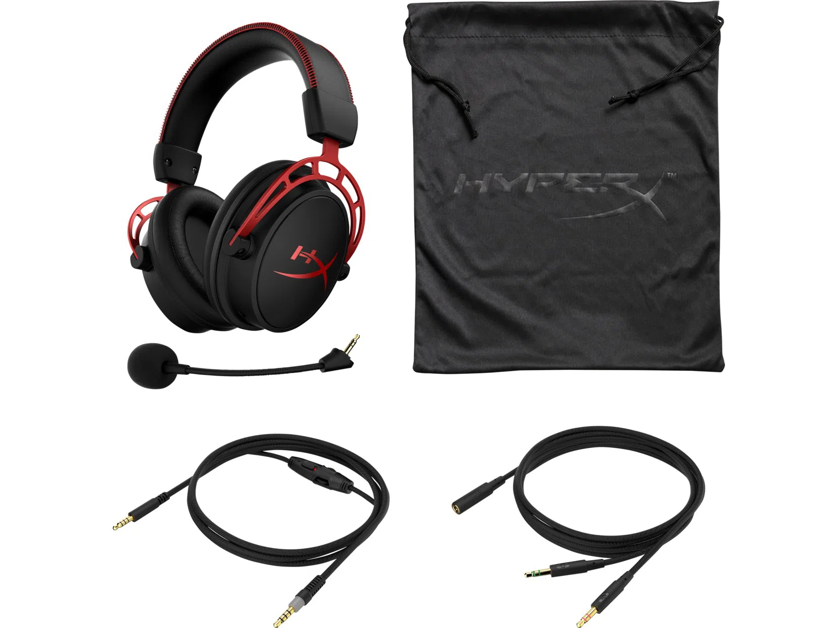 Игровые наушники HyperX Cloud Alpha, black/red, [4P5L1AM#ABB]