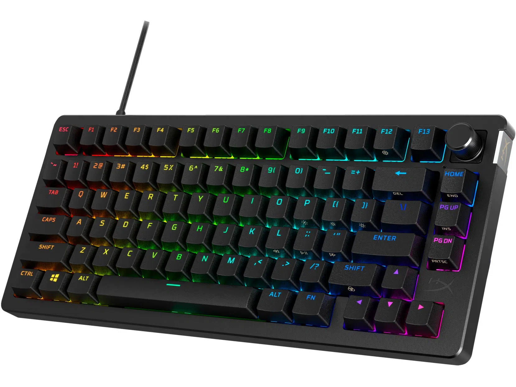 Tastatura HYPERX Alloy Rise 75 RGB, HyperX Linear switches, [7G7A4AA#ACB]