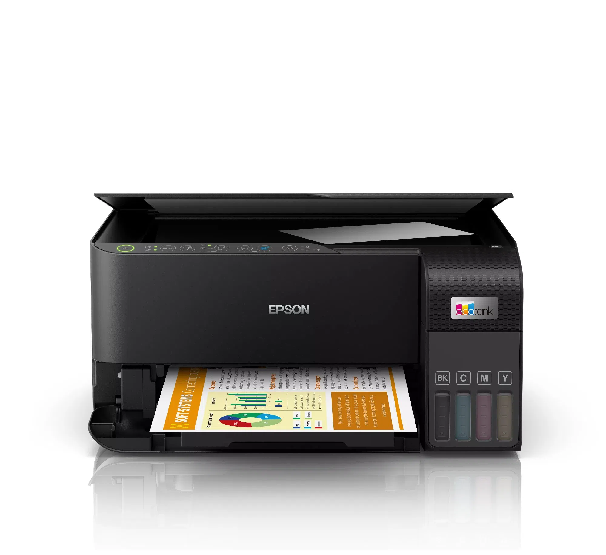 МФУ с CISS Epson EcoTank L3550 / A4 / Wi-Fi / Black