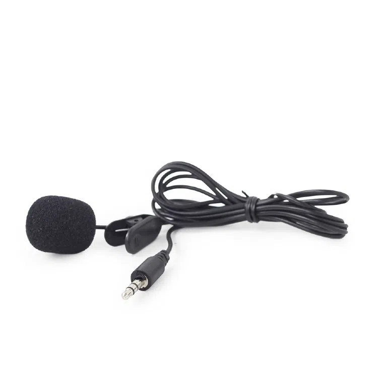 Gembird MIC-C-01 Clip-on 3.5 mm microphone, black