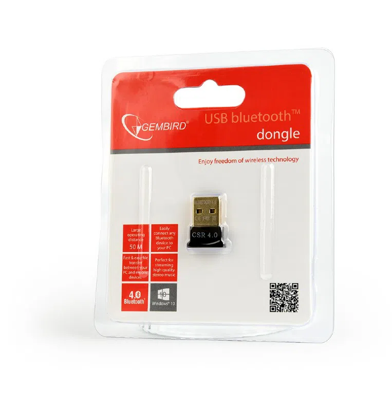 Gembird BTD-MINI5, USB Bluetooth v.4.0 dongle, up to 50 m operating distance