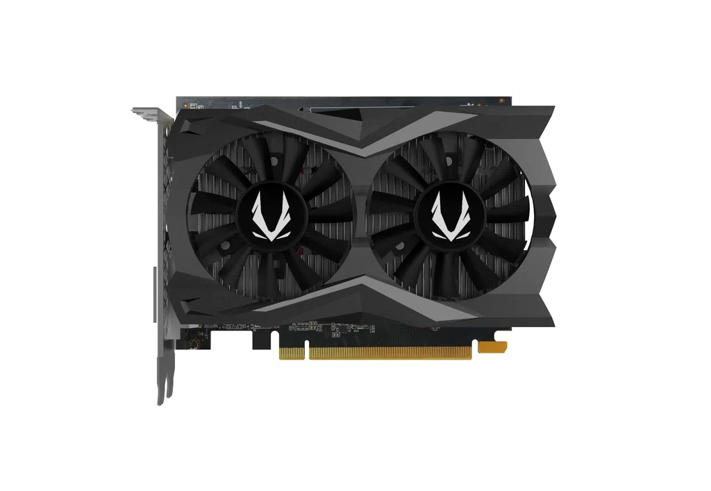 ZOTAC GeForce GTX 1650 D6 AMP! Core Edition 4GB GDDR6, 128bit, 1650/12000Mhz, Dual Fansink, 2*70mm Twin Fan, HDCP, 1xDVI-D, 1xHDMI, 1xDisplayPort, FireStorm, Wide Aluminium Array, 1x 6pin, Light Pack