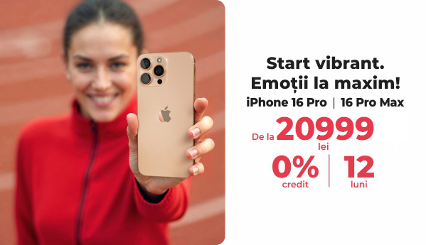iPhone 16 Pro | 16 Pro Max de la 20999 lei