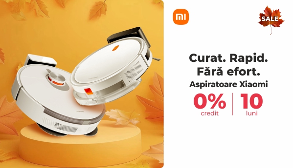 Autumn Sale - Aspiratoare Xiaomi - 0% Credit | 10 luni
