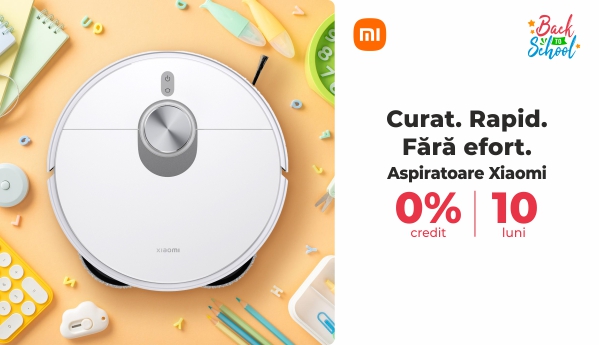 Back to School - Aspiratoare Xiaomi - 0% Credit | 10 luni