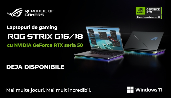 Laptopuri de gaming Asus ROG STRIX SCAR 16/18