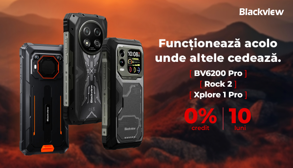 Smartphone-uri rezistente Blackview - 0% credit pe 10 luni