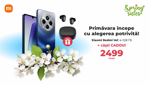 Spring SALES - Xiaomi Redmi 14C + CADOU!Love Season