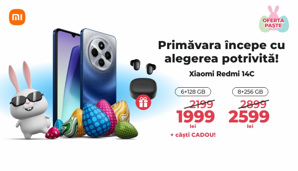 Spring SALES - Xiaomi Redmi 14C + CADOU!