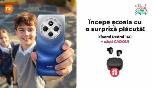 Back to School - Xiaomi RedMi 14C + CADOU!