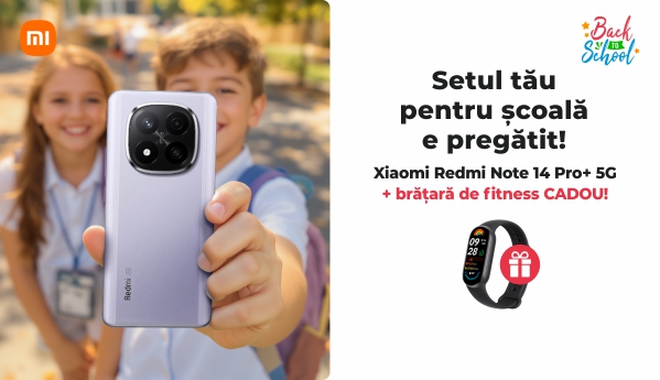 Back to School - Xiaomi Redmi Note 14 Pro+ 5G + CADOU!