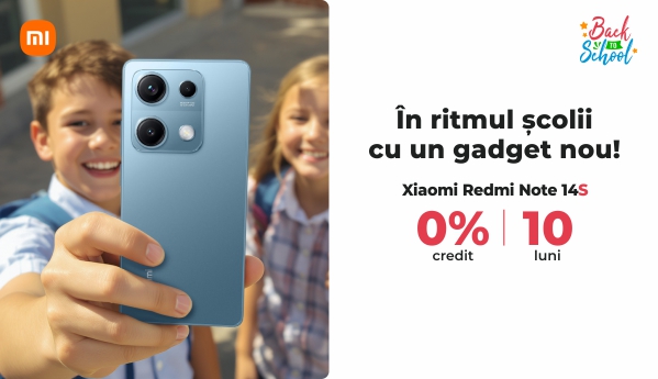 Back to School - Xiaomi Redmi Note 14S - 0% Credit | 10 luni