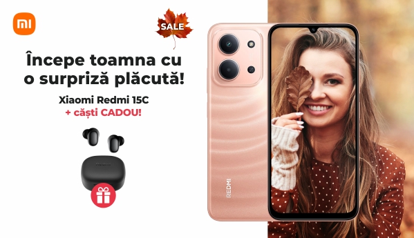 Autumn Sale - Xiaomi RedMi 15C + CADOU!
