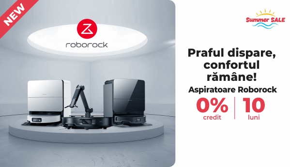 NEW - Aspiratoare Roborock - 0% Credit | 10 luni