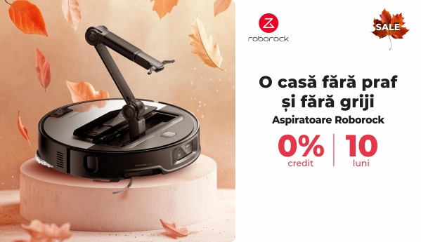 Autumn Sale - Aspiratoare Roborock - 0% Credit | 10 luni