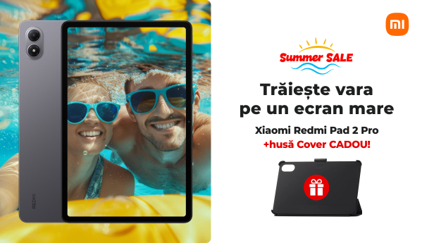 Summer Sale - Xiaomi Redmi Pad 2 Pro + husă Cover CADOU!