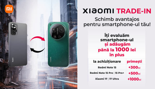 Xiaomi TRADE-IN - schimb avantajos pentru smartphone-ul tău!