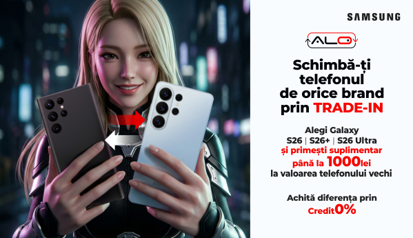 Alegi Galaxy S26 | S26+ | S26 Ultra și primești până la 1000 lei EXTRA la evaluarea telefonului vechi.