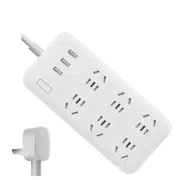 Prelungitor Xiaomi Mi Power Strip 6 /3 USB White (Filtru de rețea)+adapter
