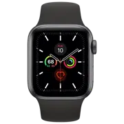 Apple Watch Series 5 GPS MWV82 40mm Space Grey Aluminium /Black Sport Band