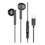 HOCO M65 Special sound Type-C wire control earphones with mic black