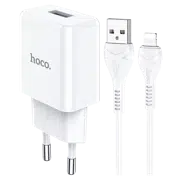 Încărcător Hoco N9 Especial Lightning White