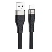 HOCO X53 Angel silicone charging data cable for Type-C Black