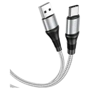 Cablu Hoco X50 Excellent, USB-A to USB-C, 1 m, Gri