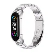 Ремешок металлический V для Smart Band 7 Silver