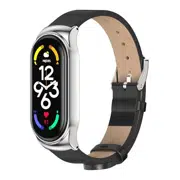 Curelușă din piele pentru Smart Band 7 Black