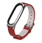 Curelușă din piele pentru Smart Band 7 Red