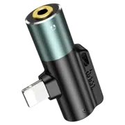 Adaptor Hoco LS32, Lightning to Lightning, Gri