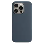 Silicon Case Premium Storm Blue for iPhone 15 Series