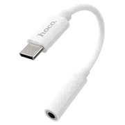 Adapter Hoco LS30 Type-C to 3.5mm, Alb