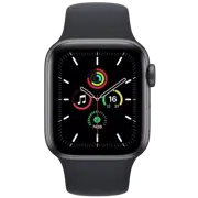 Apple Watch SE 2 (2023) 40mm Midnight Aluminium Case with Midnight Sport Band S/M