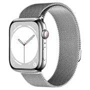 Curea metalică pentru Apple Watch 38–41 mm, Silver