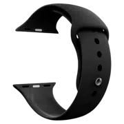 Curea din silicon pentru Apple Watch 38-41 mm, Black