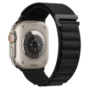 Curea din nylon pentru Apple Watch 38–41 mm, Dark Grey