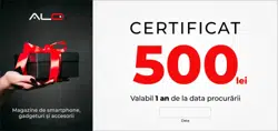 Certificat cadou Alo 500 (1an)