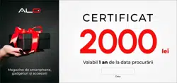 Certificat cadou Alo 2000 (1an)