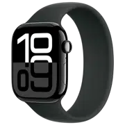 Apple Watch 10 Aluminum GPS Jet Black Sport Band Black 46 mm