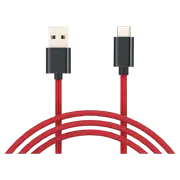 USB Кабель Xiaomi Mi Braided USB Type-C Cable 100cm, Red